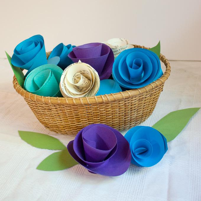 AIM DIY: The Simplest Paper Flowers – So, There.
